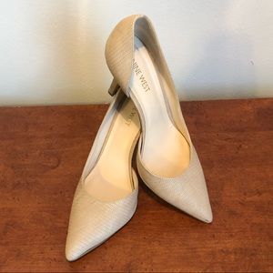 Nine West Nude Pumps Size 8.5